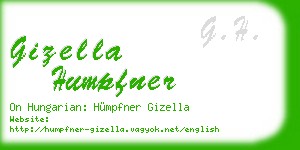 gizella humpfner business card